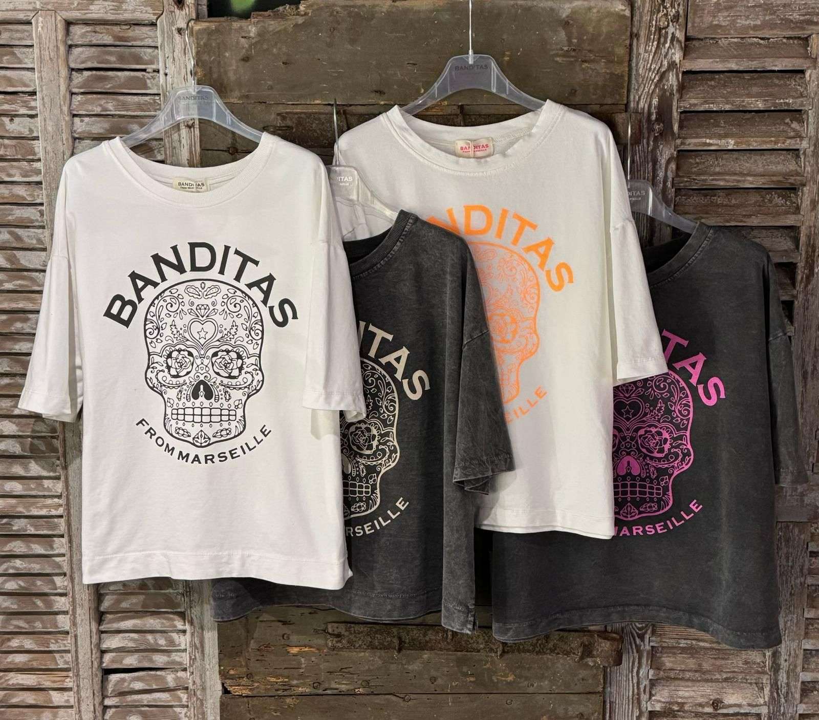 Sweat Femme Été Manche Courte – Tête de Mort Rock & Chic