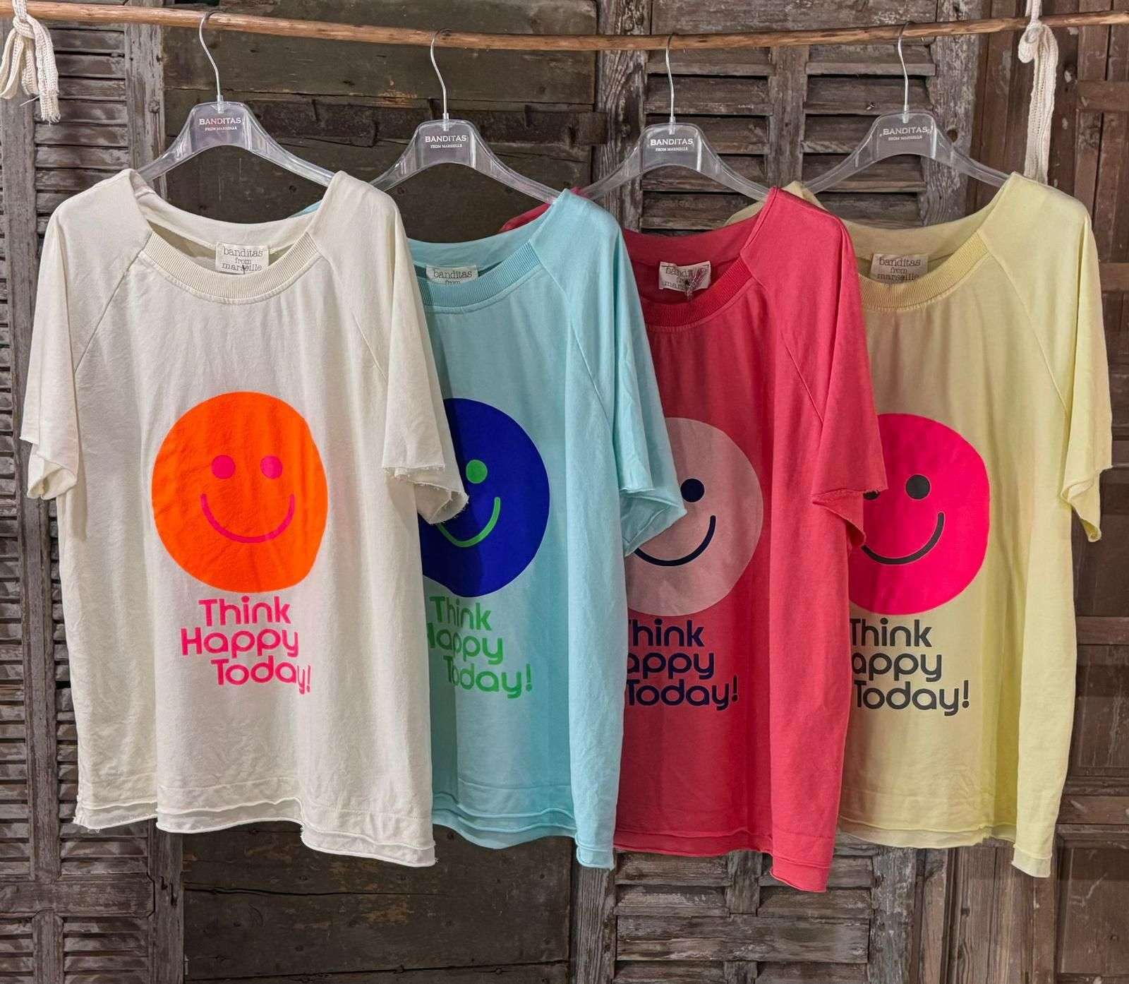 Sweat Oversize Été Col Rond – Imprimé Smile