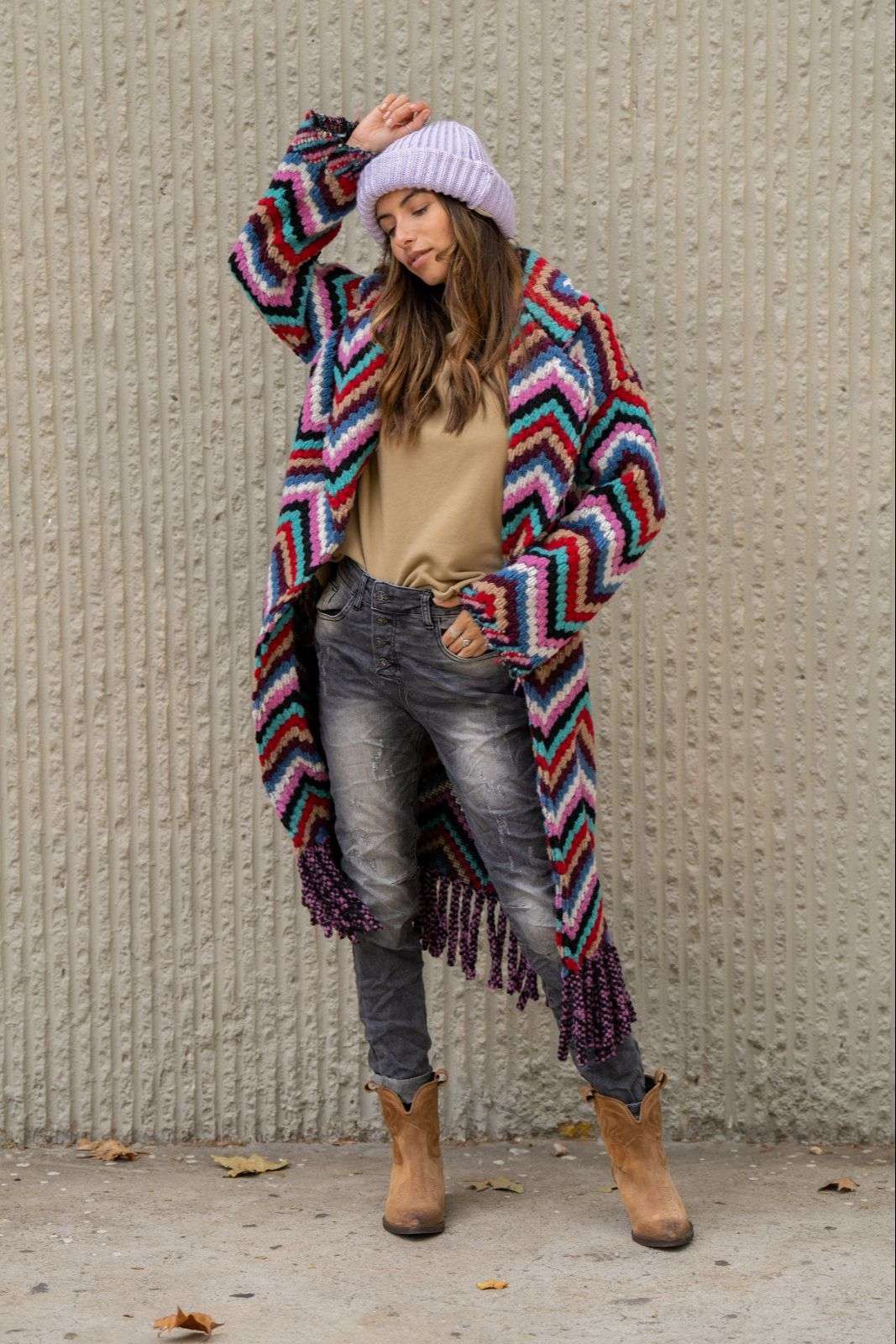 Jeans Slim Femme en gris Foncé- Elégance Urbaine et Confort