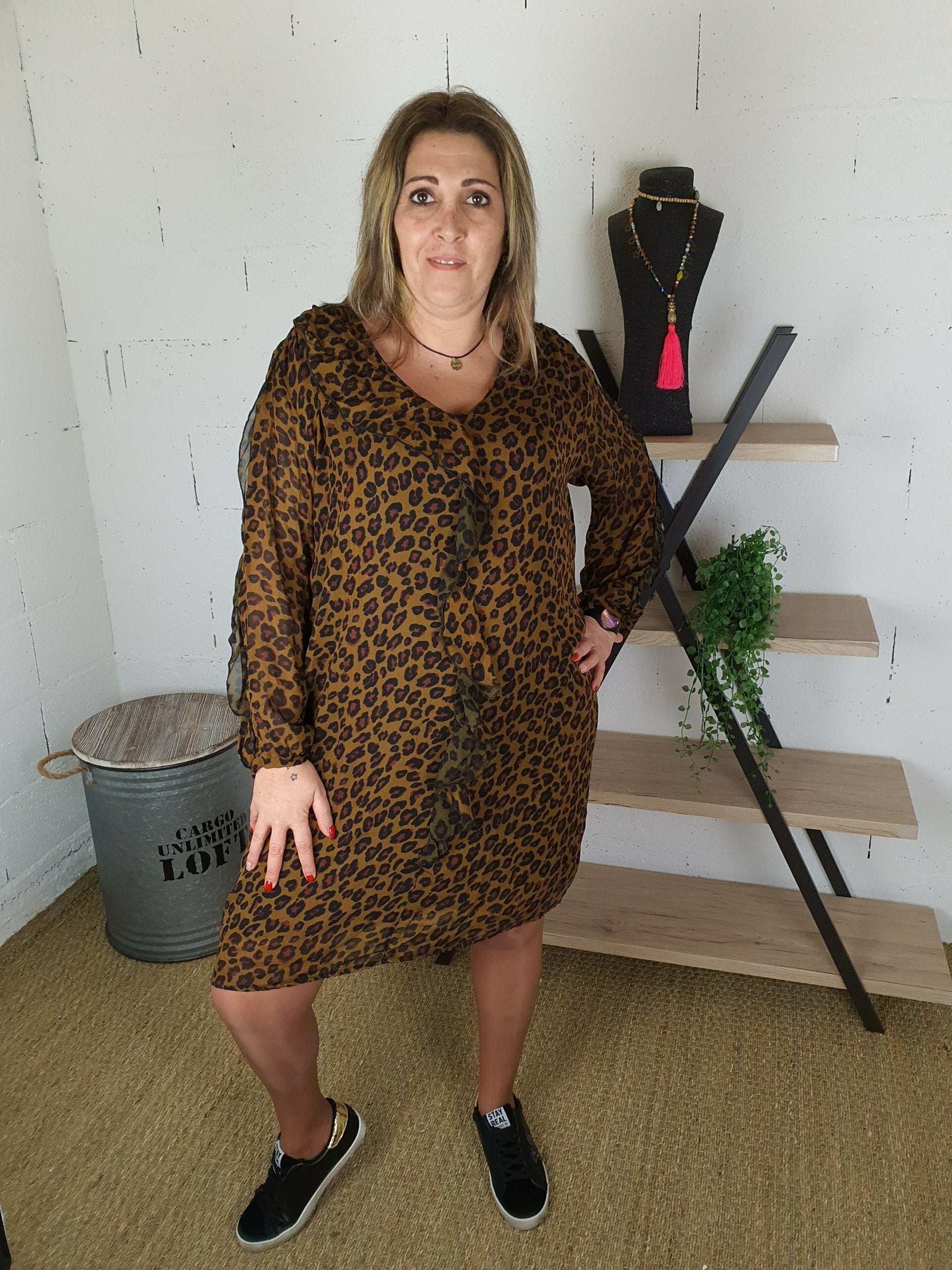 Instinct Félin : Robe Léopard à Volant