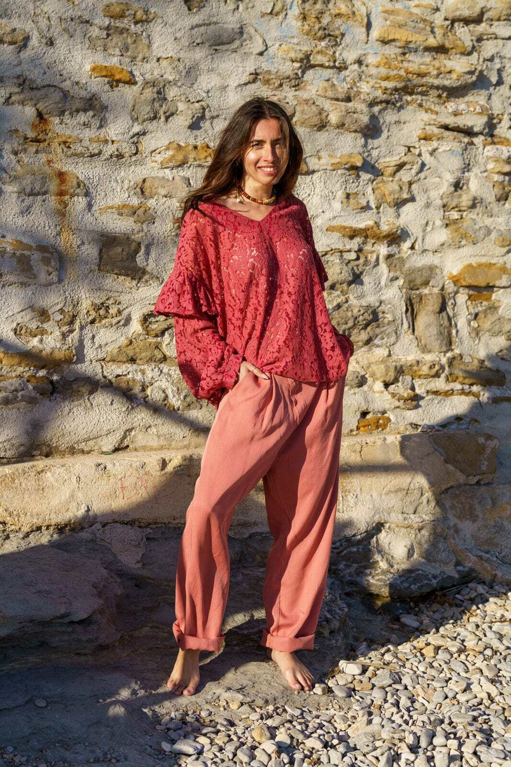 Pantalon Fluide Demi Saison Lover- Chantal- B