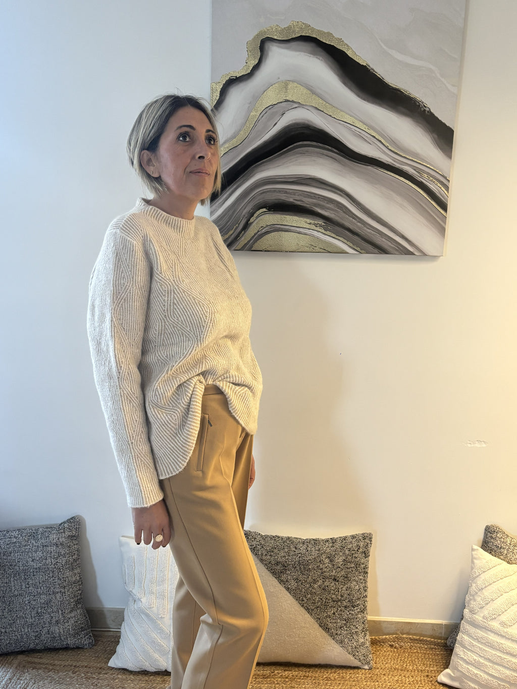 Slim Taille Haute à Poche Zippée Frontale – Silhouette Sculptée, Esprit Rebelle