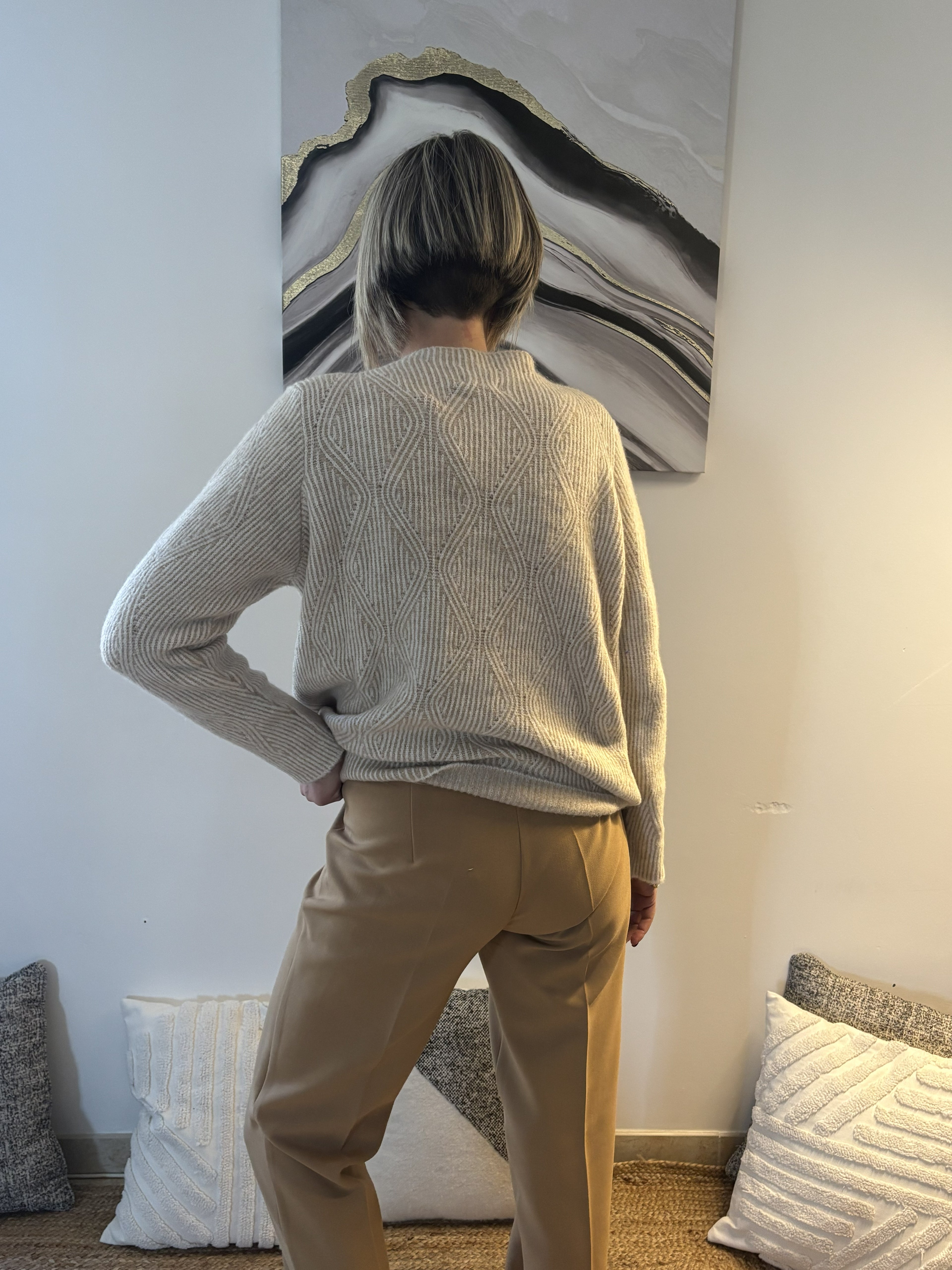 Slim Taille Haute à Poche Zippée Frontale – Silhouette Sculptée, Esprit Rebelle